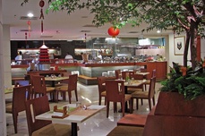 The Oriental Café at Redtop Hotel & Convention Center in Jakarta, Indonesia